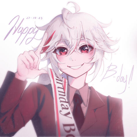 Kazuha Birthday art (Genshin Impact)